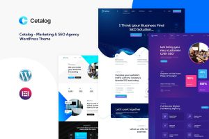 Download Cetalog - Marketing & SEO Agency WordPress Theme From the first glance, you will be impressed with its trendy and energetic design with smooth.
