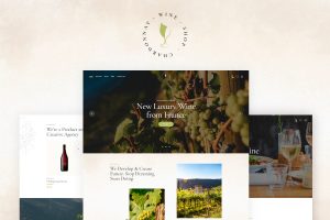 Download Chardonnay Wine Store & Vineyard WordPress Theme