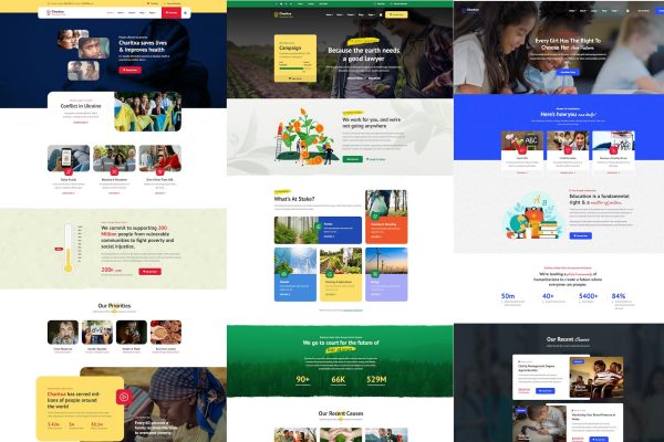 Download Charitxa | Multipurpose Nonprofit WordPress Theme 	agency, charity, crowdfunding, donate, donation, environmental, foundation, fund, fundraising, ngo,