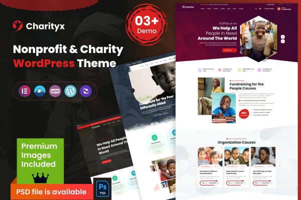 Download Charityx - Charity & Nonprofit WordPress Theme Charity & Nonprofit WordPress Theme