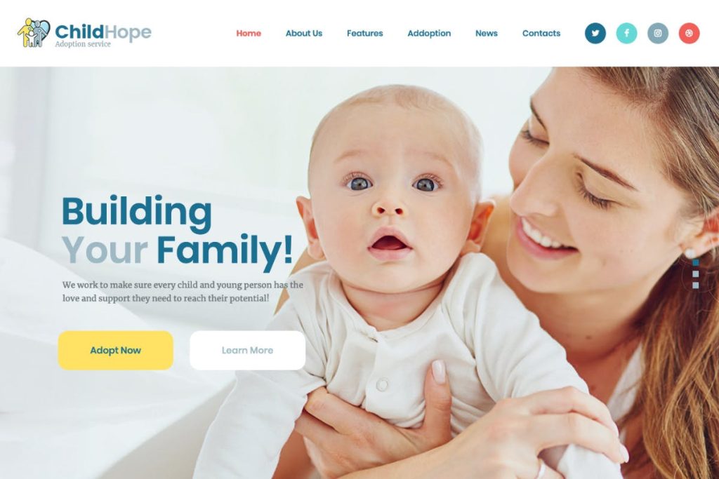 ChildHope | Child Adoption Service & Charity WP - Prime Access