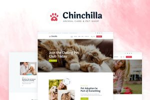 Download Chinchilla Animal Care & Pet Shop WordPress Theme