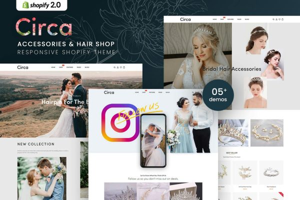 Download Circa - Accessories & Hair Shop Shopify theme Accessories & Hair Shop Shopify theme