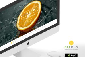 Download Citrus one page parallax Shopify Theme A Unique Shopify Store Design. Single Page Shop, Responsive  Theme with Options Panel for easy use.