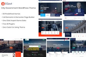 Download City Government WordPress Theme - Egovt municipalities websites, government departments or agencies, local government sites and city portals