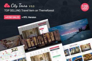 Download CityTours - City Tours, Tour Tickets and Guides TOP SELLING Travel item on Themeforest + 4400 Sales