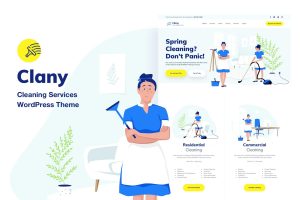 Download Cleaning Services - WordPress Theme The Ultimate Niche WordPress Theme for the Cleaning Company