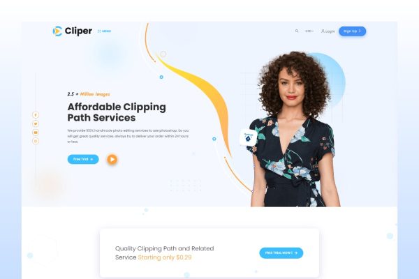 Download Cliper - Clipping Path Agency WordPress Theme photo editing, Image Editing Agency Clipping Path WordPress Theme