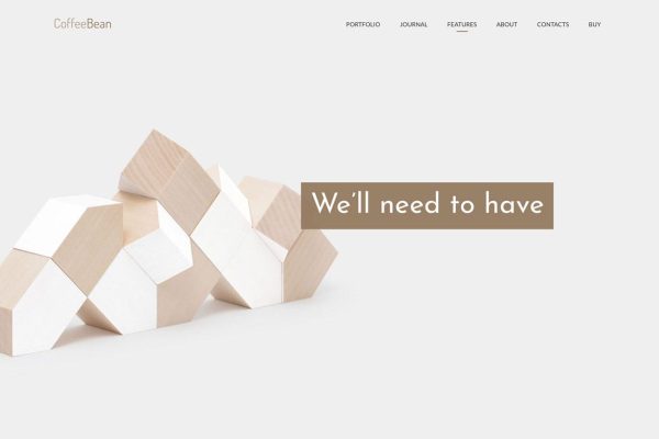 Download CoffeeBean - Easy & Simple Portfolio Simple and Easy Portfolio Template with Minimalistic Layout for Freelancers and Photographers