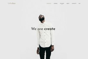 Download CoffeeBean - Easy & Simple Portfolio Simple and Easy Portfolio Template with Minimalistic Layout for Freelancers and Photographers