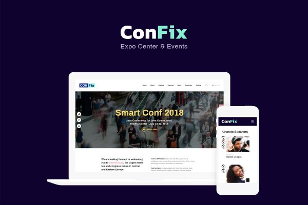 Download ConFix Expo Center, Meetings & Events WordPress Theme