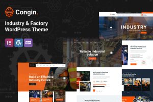 Download Congin - Industry & Factory WordPress Theme All modern industrial branches Industrial, Factory and Manufacturing Elementor WordPress Theme