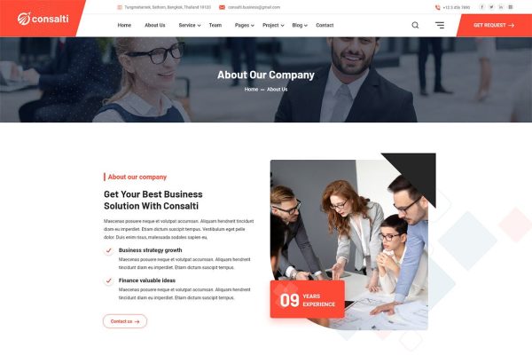 Download Consalti - Consultancy & Business WordPress Theme accountant, advisor, audit, beaver builder, broker, business, clean, company, consulting, corporate,