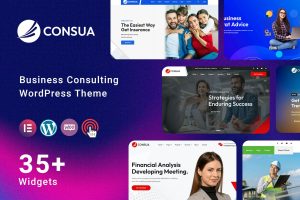 Download Consua - Business Consulting WordPress Consua is a Responsive quick and easy customizable Modern Business Consulting Theme
