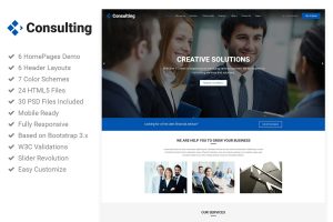 Download Consulting - Broker Advisor Finance HTML5 Template Broker Advisor free ecommerce portfolio landing page blog dashboard bootstrap animated