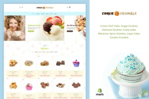 Download Cookie Food | Bakery, Cookie, Food Product Shopify Baked, Fast Food Selling Online Stores. Cakes, Ice Creams, Gifts & Candies Sales Online made easy!