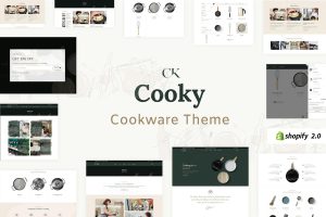 Download Cooky - Kitchen Tools & Furniture Shopify Theme Kitchen vessels, containers & Racks eCommerce Store. Home Appliances & Electronics Shopify Theme.