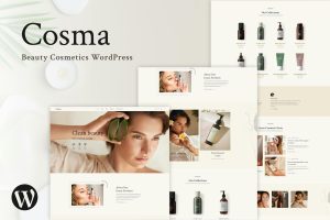 Download Cosma - Beauty Cosmetics WordPress Theme Beauty, Personal Healthcare, Wellness homemade Products & services, Spa Cosmetics Shop Websites.