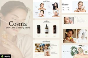 Download Cosma - Best Beauty Cosmetic Shopify 2.0 Theme Simple Clean Responsive Beauty Salon, Spa Health & Wellness Online Shop Design. Shopify 2.0 Ready.