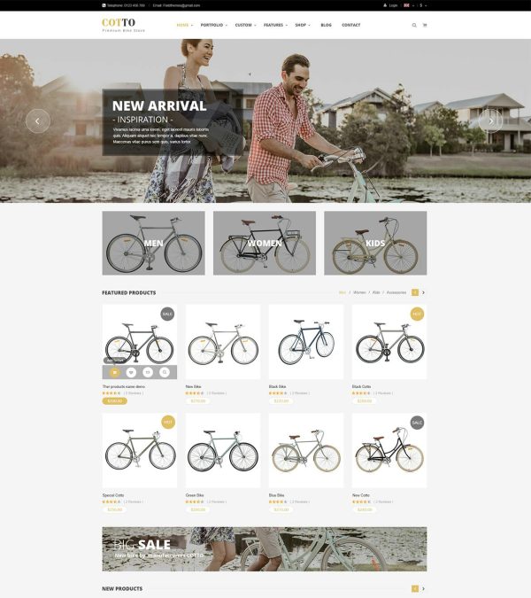 Download Cotto - Bike Store Shopify Theme Bike Store Shopify Theme