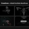 Download Creativex - A Bold Portfolio WordPress Theme agency, clean, creative, designer, elementor, fullscreen, gallery, modern, one page, personal