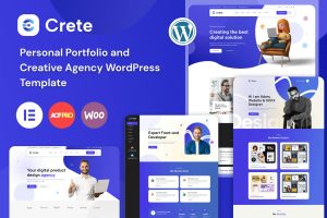 Download Crete - Portfolio and Agency WorPress Theme Elementor Agency and Portfolio Theme