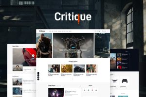 Download Critique Magazine, Newspaper & Review WordPress Theme