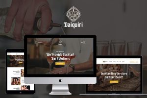 Download Daiquiri Bartender Services & Catering WordPress Theme