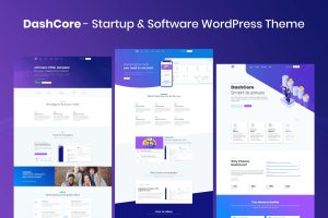 Download DashCore - Startup & Software WordPress Theme admin, angular, app, bootstrap, business, creative, dashboard, landing page, responsive, software