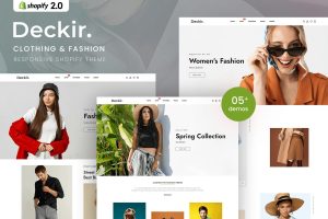 Download Deckir - Clothing & Fashion Shopify 2.0 Theme Clothing & Fashion Responsive Shopify 2.0 Theme
