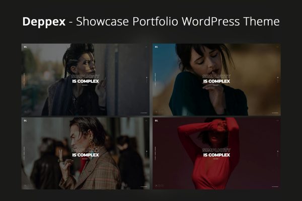 Download Deppex - Showcase Portfolio WordPress Theme agency, creative, designer, developer, elementor, gallery, modern, multipurpose, personal
