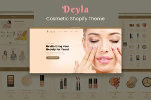 Download Deyla - Skincare Cosmetics Shopify Theme Skincare and Cosmetics eCommerce Shopify Theme. Makeup, Beauty care, Salon and Massage Spa Websites.