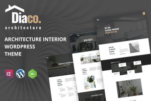 Download Diaco - Architecture & Interior Design Elementor W Diaco Architecture WordPress Theme is a clean and modern, Template