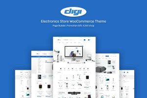 Download Digi - Electronics Theme for WordPress Promotion gift featured, Color, Label swatch - Fully Ajax Shop, Off-Canvas Cart, Wishlist, Viewed