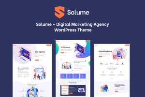 Download Digital Marketing WordPress Theme - Solume Solume is a robust Digital Marketing Agency, industries, businesses, both personal and professional