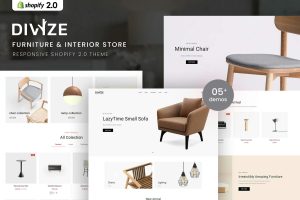 Download Divize - Furniture & Interior Shopify 2.0 Theme Furniture & Interior Responsive Shopify 2.0 Theme