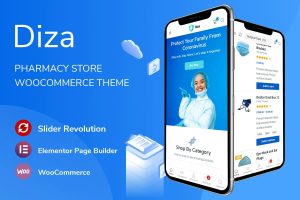 Download Diza - Pharmacy Store Elementor WooCommerce Theme Diza - Pharmacy Store Elementor WooCommerce Theme