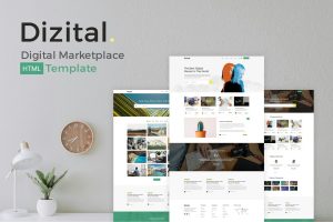 Download Dizital - Easy Digital Downloads HTML Template Digital Downloads