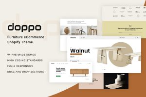 Download Doppo - Furniture Multipurpose Shopify Theme Drag & Drop Shopify Theme Sections, Product Upsell and Cross selling