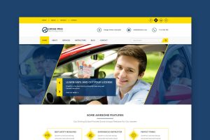 Download Drive Pro : Driving School HTML Template Driving School