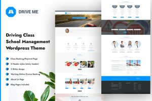 Download Driveme - Driving School WordPress Theme Driving Classes Coaching WordPress Theme