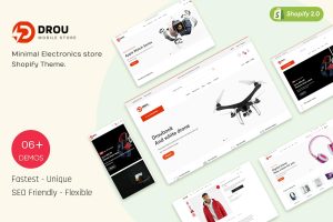 Download Drou - Electronics Store Shopify 2.0 Theme Electronics Store Shopify Theme