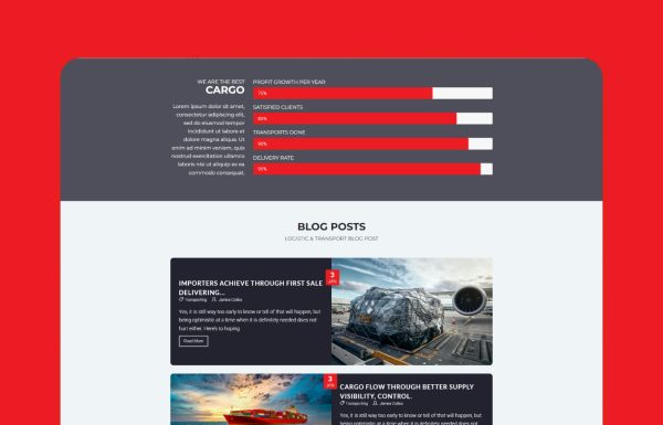 Download Eagle - Logistics & Transportation WordPress Theme Logistics & Transportation WordPress Theme