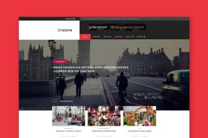 Download Ecota - Responsive Magazine & News HTML Template Magazine & News Template