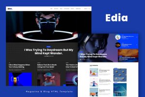 Download Edia Blog and Magazine HTML Template