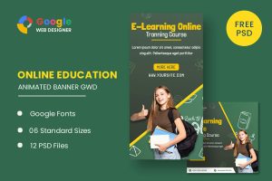 Download Education Learning Animated Banner GWD Education Learning Animated Banner GWD