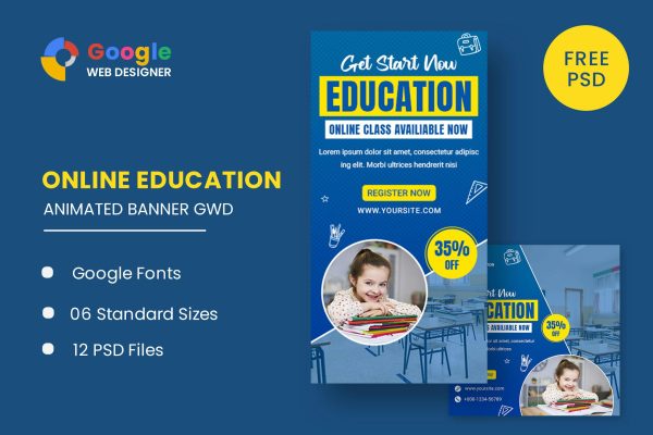 Download Education Study HTML5 Banner Ads GWD Education Study HTML5 Banner Ads GWD