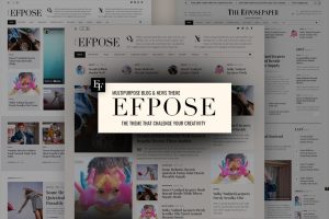 Download Efpose – Multipurpose Blog and Newspaper Theme Super Flexible WordPress theme for Modern Newspaper Theme.