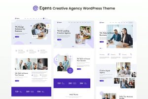 Download Egens - Creative Agency WordPress Theme agency, agency wordpress, company, elementor, it solution, startup, website, wordpress