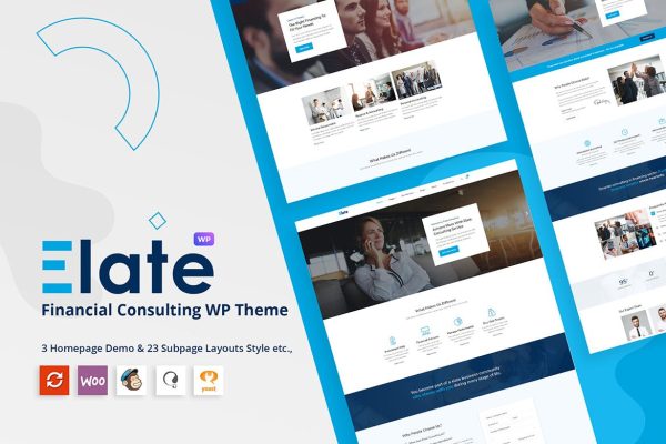 Download Elate | Financial Consulting WordPress Theme Elate is a premium WordPress theme for business and financial consulting firms.